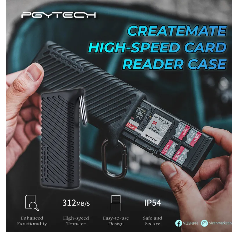 CreateMate High-speed Card Reader Case – PGYTECH
