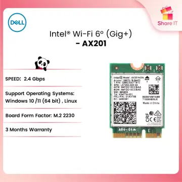 Intel Wi-Fi 6 AX200 (Gig+) Desktop Kit Up to 2.4Gbps Wireless Data Rates