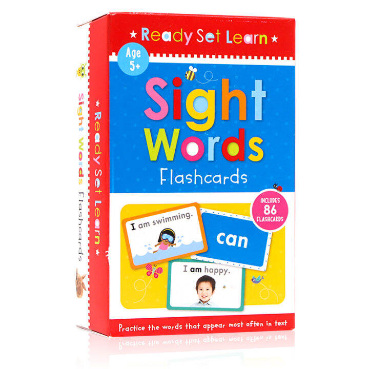 Flash cards English original supporting word cards sight words