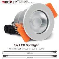 Mipoxer 12V 3W สายเดี่ยวขนาดเล็กสี CCT LED หรี่แสงได้ RGB RGBW ไฟตู้สปอทไล้ท์กันน้ำหลอดไฟเซนเซอร์ดาวน์ไลท์