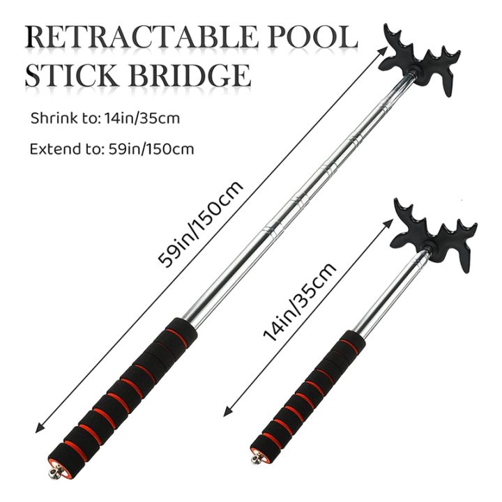 retractable-billiard-cue-stick-bridge-with-bridge-head-billiard-pool-cue-accessory-for-pool-table-bridge-head