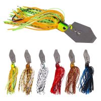 6 Pieces ,Baits Spinner Swim Flipping Bladed Jigs ,Chatter Fish Bait for Salmon Pike Trout Swing Trailers