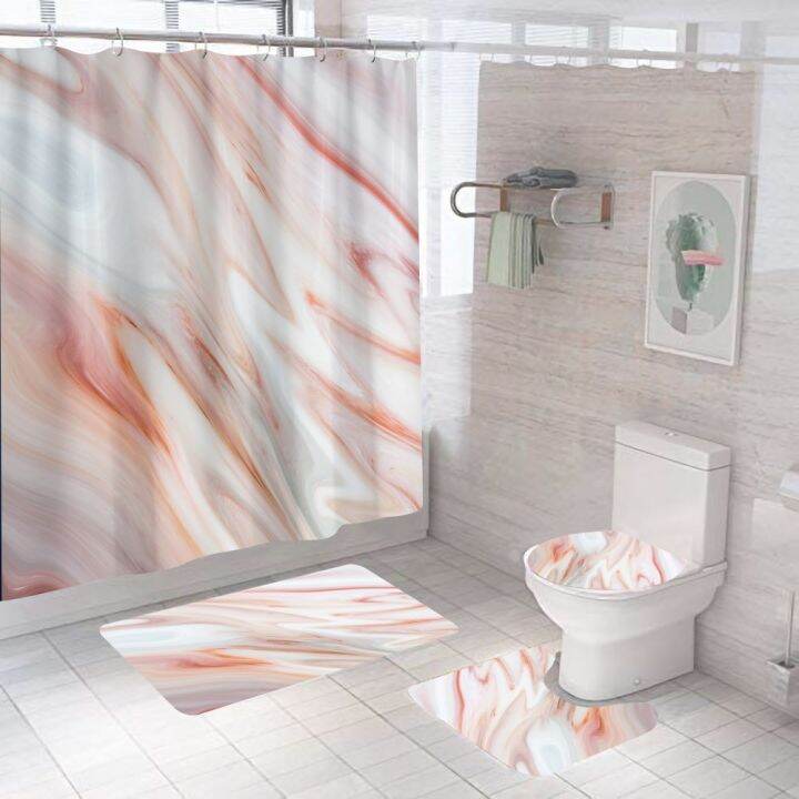 pink-crack-shower-curtains-fashion-bathroom-curtain-bath-sets-toilet-cover-mat-non-slip-washroom-rug-set-modern-180x180cm-hot