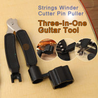 3 in 1 เครื่องมือกีตาร์ String Winder String Cutter Pin Puller ชุดเครื่องมือกีตาร์มัลติฟังก์ชั่นอุปกรณ์เสริมกีตาร์-ZOK STORE