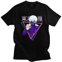 คลาสสิกและไม่ซ้ำกันหล่อโตเกียวปอบ Kaneki เคนเสื้อยืดผู้ชายแขนสั้นเสื้อยืดพิมพ์ญี่ปุ่น Vaporwave ความงามเสื้อยืดอะนิเมะมังงะ Tee JHfbkk84JMlicb17