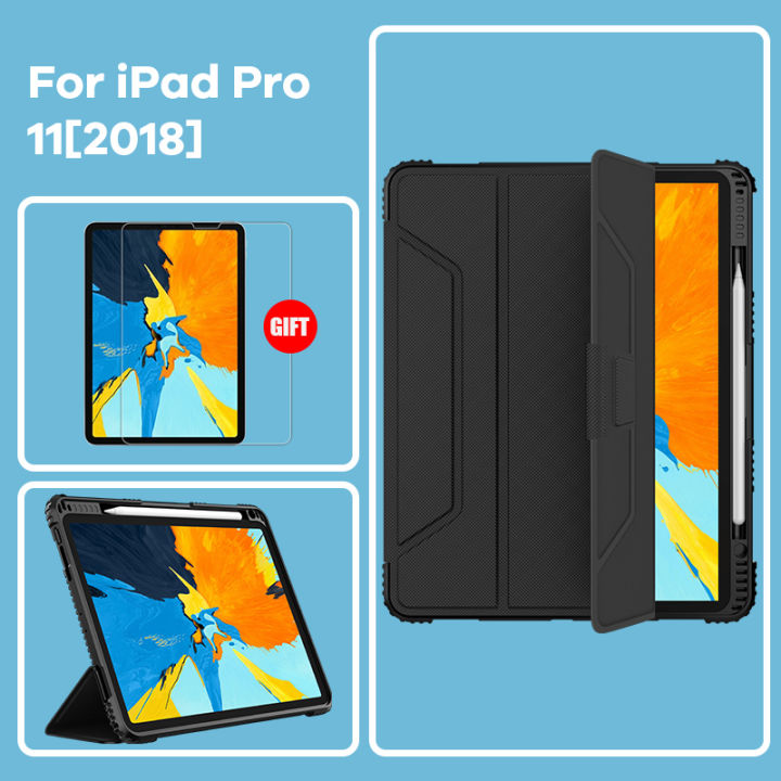 2021nillkin-for-ipad-10-2-case-for-ipad-air-4-case-for-ipad-pro-11-case-2020-for-ipad-pro-12-9-2020-case-smart-cover-pencil-holder