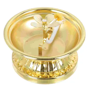 20pcs Butter Lamp Floating Wick Disc Holder Buddha Light Stand