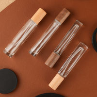 10ml Atomizer Empty Bottle Cosmetic Containers Perfume Bottle Walnut Cap Refillable Glass Spray Bottle Portable
