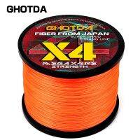 GHOTDA 4 Strands 500m PE Braided Fishing Line Casting Spinning Lure Line Coil for Kite Braid Rope Baitcasting Reel Accessories