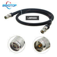 สายเคเบิล LMR600 PL259 UHF ชาย Plug To N ประเภทปลั๊กชาย Low Loss RF Coaxial Pigtail Jumper วิทยุ FM เสาอากาศสายไฟ Feeder