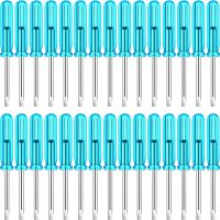 100 Pcs 2.0 mm Mini Screwdriver with Blue Handle for Watches Cellphone HDD Camera Laptop Repair Tool