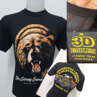 เสื้อผ้าบางฮาเลย์ Harley-Davidson ผ้ามุ้งบางใส่สบาย สไตล์วินเทจ ป้ายVintage 3D EMBLEM [ S M L XL ]