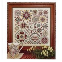 【CC】 Set Chinese Cross-stitch Embroidery Needlework Packages Cotton Fabric Floss  New Designs ZZ512