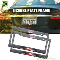 [YOMI Automotive Products] 2ชิ้น/ล็อต Aftermarket USA Standard Car License Plate Frame JDM Racing For HKS Decoration Auto Number Plate Frame Accessories