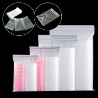 【CC】 100pcs Plastic Recyclable Jewelry Food Storage Transparent