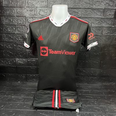 ชุดกีฬา ชุดฟุตบอล ผู้ใหญ่ เสื้อแมนยู2022 23  ได้เสื้อ + กางเกงคุณภาพพรีเมี่ยมสินค้าถ่ายจากงานจริง Manchester United 2022/23