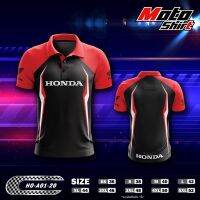 Motoshirt เสื้อโปโล Honda Ho-a01-20 เสื้อพิมพ์ลาย เสื้อคอปกแขนสั้น 2023 new popular