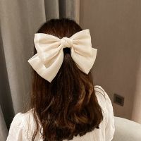 【CW】 Korean Big Bow Hair Color Layer Barrette New Hairpins Headwear Accessories