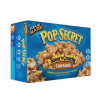 POP-SECRET ไมโครเวฟป๊อปคอร์น รสคาราเมล 224g (74.8x3 Bags) EXP : 12.02.24