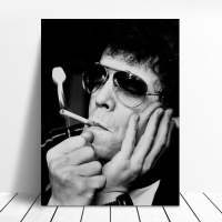 Lou Reed A Ette โปสเตอร์ผ้าใบพิมพ์ลายโปสเตอร์และภาพพิมพ์ผ้าใบวาดภาพห้องนั่งเล่นรูปภาพศิลปะผนังตกแต่งบ้าน1ชิ้นกรอบภายในหรือไร้กรอบ