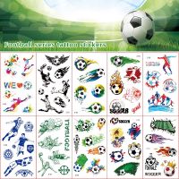 hot【DT】 10PCS Temporary Tattoos for Children Football Soccer Fake Sticker Sleeves Man Kid