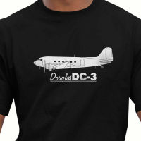 Aeroclassic Douglas Dc-3 Aircraft T-Shirt New Men T Shirt Fashion Men Fitness Slim Fit Political T Shirts