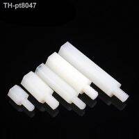 ▩✔✈  M2 M2.5 M3 M4 White Nylon Hex Male Female Standoff Pillar Board Mount Threaded Plastic PCB Motherboard Spacer Bolt Screw Nut