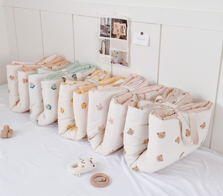 [Made in Korea] DOT TO DOT Kids Nap Mat Preschool Baby Cot Cover Pad