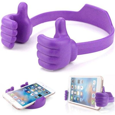 Thumbs Up Phone Holder Lazy Mobile Phone Thumb Stand Portable Elastic Creative Universal Cell Phone iPad Stand Phones Bracket