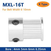 【CW】﹉  16T MXL Timing Pulley Bore 4 5 6 6.35mm 16 Teeth Synchronous Wheels Printer Accessories for Width 6mm 10mm K Type