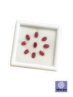 ขาย!! ชุดทับทิม 5x3มม. 9 ชิ้น ทรงวงรี หินธรรมชาติ 100%, Sale!! Ruby 5x3mm, 9 pcs oval shape set 100% natural stone