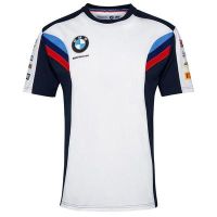 [High quality inventory] bmw motorrad sbk team t-shirt biker tees  white cool colour