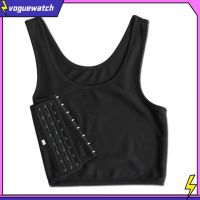 BX-Girls y Short Chest Breast Vest Top Buckle Binder Cosplay Undershirt