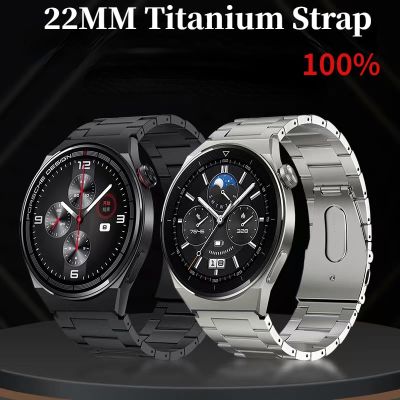 สำหรับนาฬิกา Huawei สายนาฬิกาโลหะไทเทเนียม22มม. 3/GT3 Pro สายรัดข้อมือสแตนเลสเบาสำหรับนาฬิกา Samsung 3/S3/Amazfit Gtr/stratos CarterFa