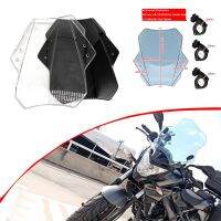 ☏Universal กระจกบังลมกระจกรถจักรยานยนต์แบบปรับได้สำหรับ BMW R เก้า T F800R R1200GS ที่ปิดกระจกรถ LC ADV R1250GS RS