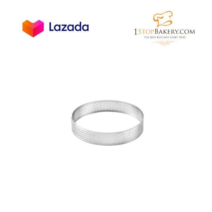 San Neng SN3160 Perforated Tart Ring 7x2 cm / ริงค์ทาร์ต