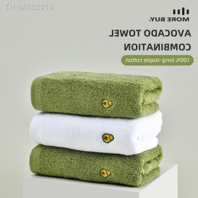 ✙۩ Thickened 100 Cotton Towel Set Increases Water Absorption Adult Bath Towel Solid Color Golden Silk Soft Affinity Face Towel