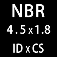 50ชิ้น/ล็อตแหวนยางการปิดผนึก Nbr โอริงโอริงความหนา1.8มม. Id4.5/4.87/5/5.3/5.5/6/6 3/6.7/6 9มม. แหวนไนโตะแหวนไนโตะซีลวงแหวน