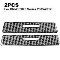 สติกเกอร์ตกแต่งแผงยึดถ้วยน้ำคาร์บอนไฟเบอร์ E90สำหรับ BMW E90 3ซีรี่ส์2005-2012อุปกรณ์เสริมรถยนต์