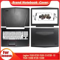 สำหรับ Lenovo Y520กองพัน R720 Y520-15 Y520-15IKB R720-15IKB หน้าจอ LCD สำหรับแล็ปท็อป IBKN ฝาหลัง/ฝาปิดโน้ตบุค/บานพับ/ที่วางฝ่ามือ/เคสด้านล่าง