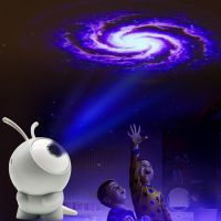 2023 Bluetooth Starry Sky Projector LED Night Light Galax Nebula Ocean Music Speaker Control Star Projector Moon Night Lamp