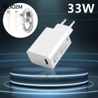 ♈ 1Set Phone Universal 3000mA USB Charger 33W Fast Wall Charging Adapter EU Plug Type-C USB Charger Phones