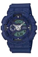 Casio G-Shock นาฬิกาข้อมือผู้ชาย สายเรซิ่น รุ่น GA-110HT,GA-110HT-2A - สีน้ำเงิน