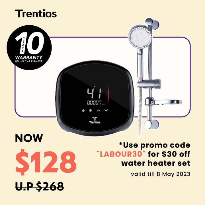 Trentios IntelliHeat Smart Instant Water Heater Set Zenith T1