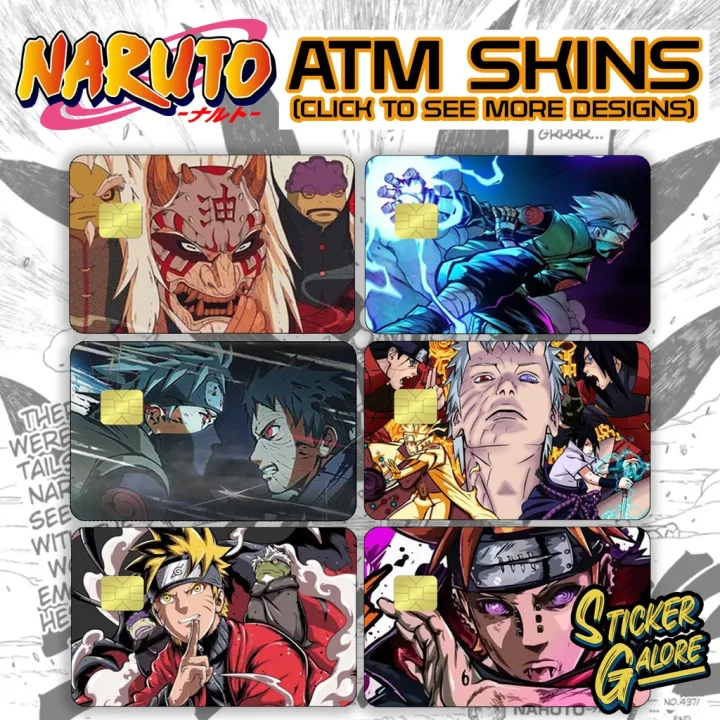 Cartoon Porn No Credit Card - NARUTO ATM DEBIT/CREDIT CARD SKIN (VINYL LAMINATED STICKER, GLOSSY  HOLOGRAPHIC OR MATTE FINISH) | Lazada PH