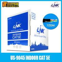 สายแลน Outdoor CAT5e PE Double Jacket UTP Cable 100 เมตร LINK US-9045-1