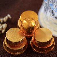 100pcs/Lot Gold Tinfoils Chocolate Candy Wrapping Papers Pastry Meatballs Tea Leaves Foil Paper DIY Decoration Packing Paper