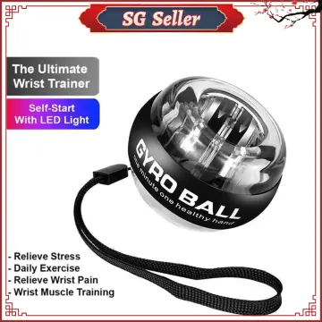 Wrist Trainer Ball Auto-Start Wrist Strengthener Gyroscopic Forearm  Exerciser Gyro Ball for Strengthen Arms, Fingers, Wrist Bones and Muscles