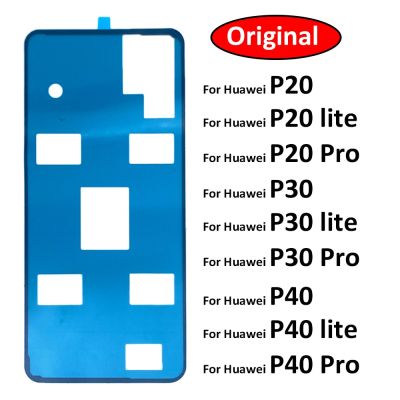 2Pcs/Lot P30 Pro Back Battery Cover Door Sticker Adhesive Glue Tape For Huawei P30 Lite P10 Lite P20 Pro P20 Lite P40 Pro Replacement Parts