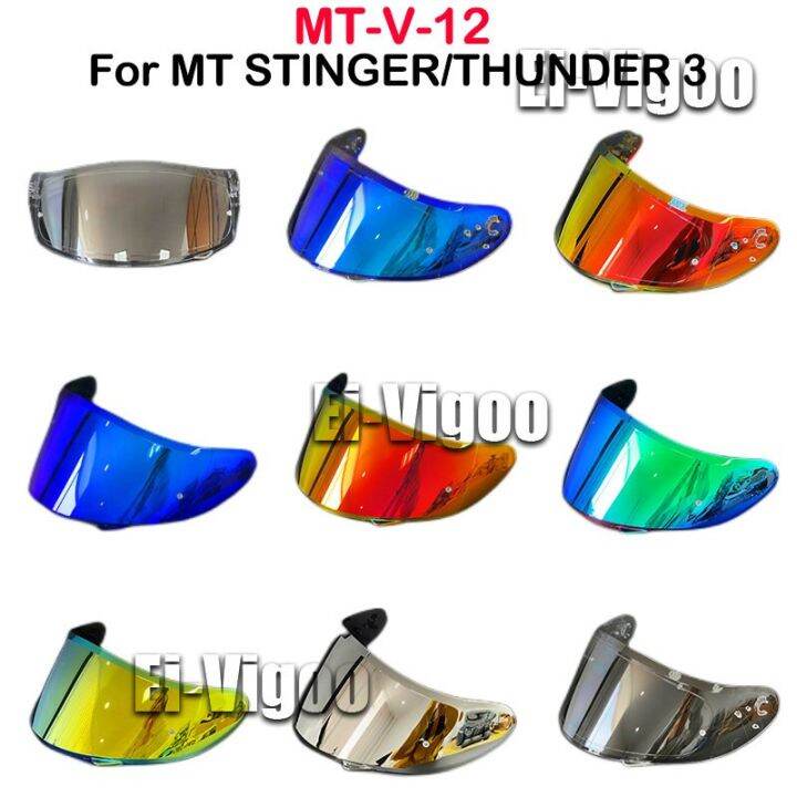 MTV12 Helmet Shield For MT STINGER Helmet And MT THUNDER 3 Helmet MT